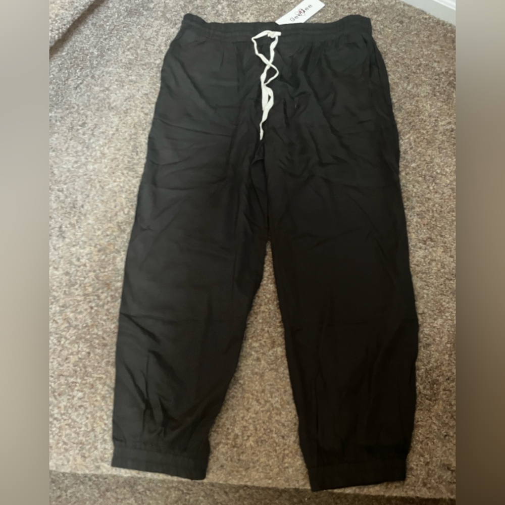 NWT - GeeGee - Dark Gray Wide Leg Joggers - Woman's 3XL